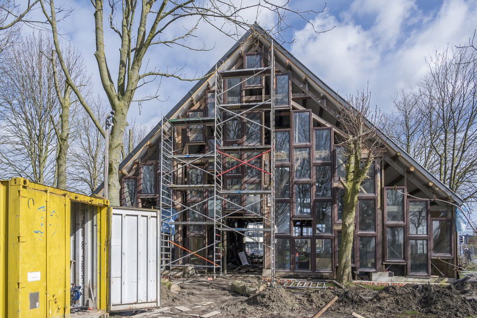 De Gerritshoeve in aanbouw | Foto: Polderfotograaf Kees van der Veer